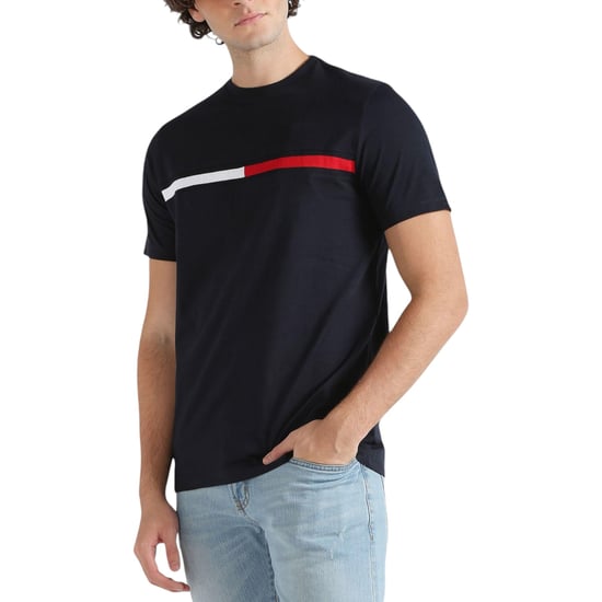 Tommy Hilfiger Mens T Shirts Signature Stripe Tee - Image 6