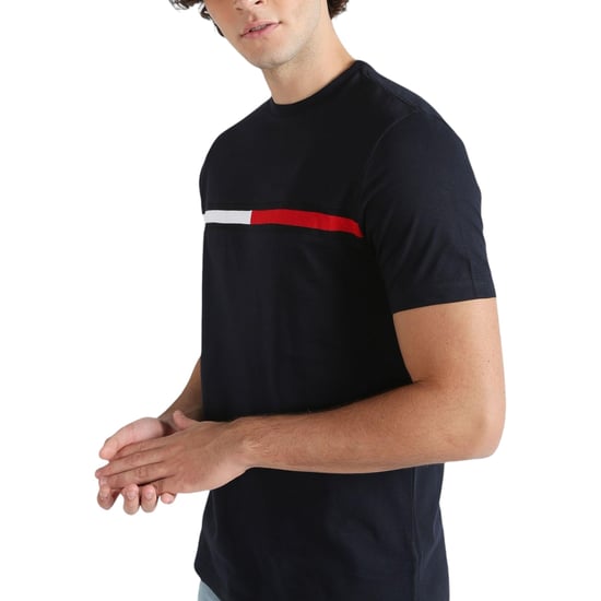 Tommy Hilfiger Mens T Shirts Signature Stripe Tee - Image 5