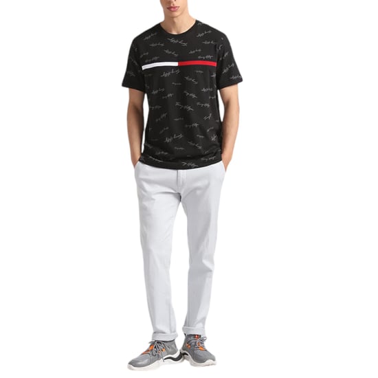 Tommy Hilfiger Mens T Shirt Signature Flag Striped Tee - Image 4