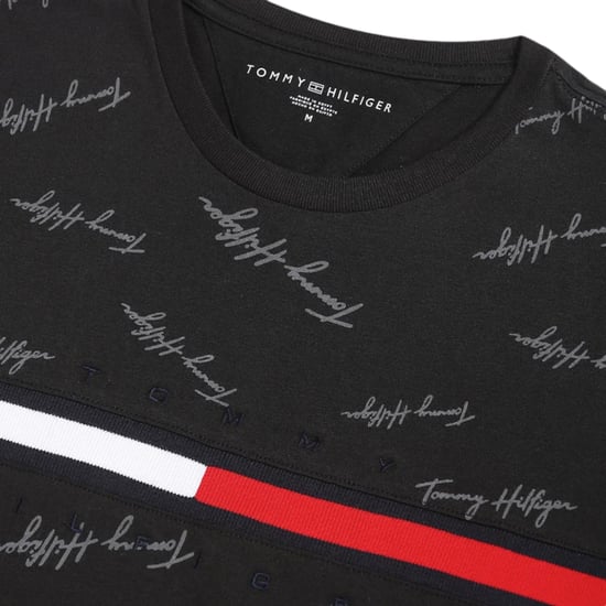 Tommy Hilfiger Mens T Shirt Signature Flag Striped Tee - Image 6