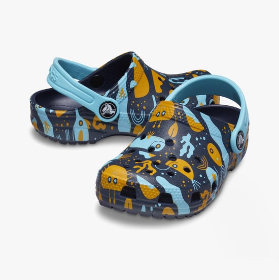 209039-4HQ CLASSIC ISLAND ESCAPE Kids Clogs Navy/Multi - Image 2