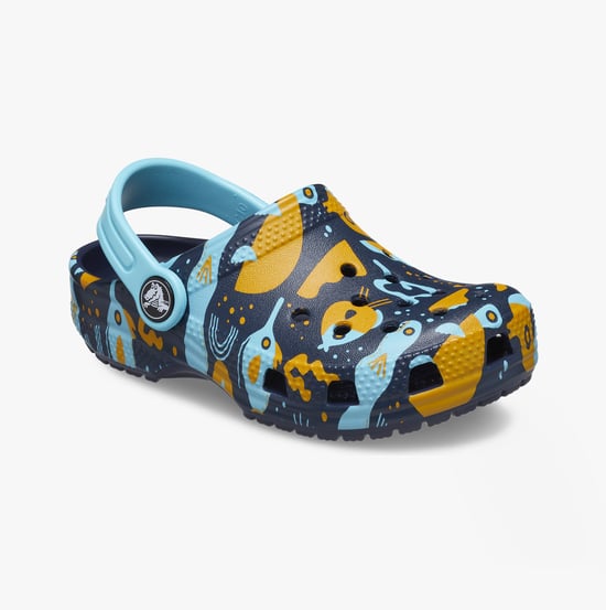 209039-4HQ CLASSIC ISLAND ESCAPE Kids Clogs Navy/Multi - Image 6