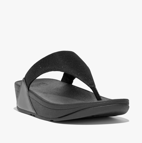 LULU SHIMMERLUX Vrouwen Tussenstuk Sandalen Helemaal Zwart - Image 2