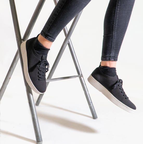 RALLY Womens Trainers Black - Image 2