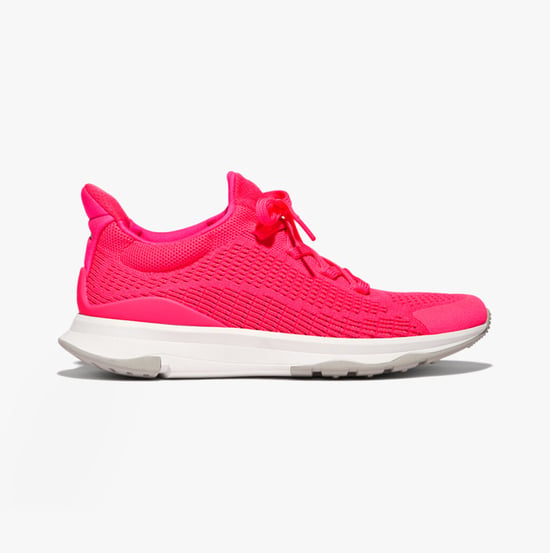 VITAMIN FFX Ladies Knit Sport Trainers Pop Pink - Image 1