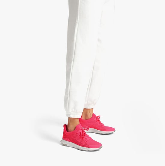 VITAMIN FFX Ladies Knit Sport Trainers Pop Pink - Image 3