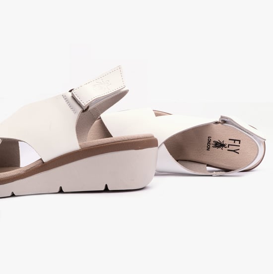NABI058FLY Womens Sandals White - Image 4