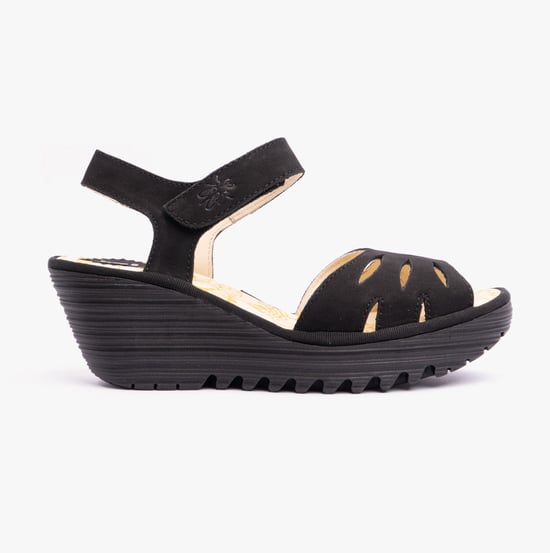 YAZI479FLY Womens Sandals Black - Image 1