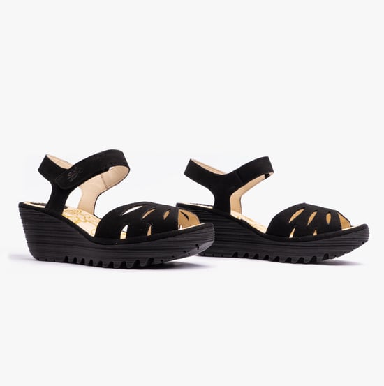 YAZI479FLY Womens Sandals Black - Image 4