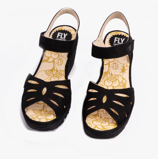 YAZI479FLY Womens Sandals Black - Image 3