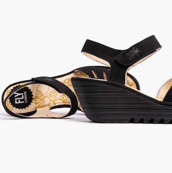 YAZI479FLY Womens Sandals Black - Image 5