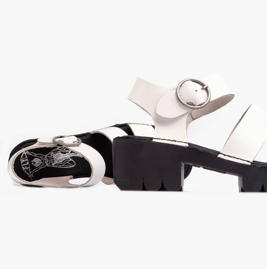 EGLY520FLY Womens Sandals Off White - Image 5