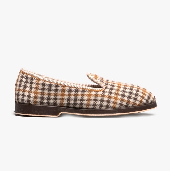 GBS EVERETT Mens Slippers Check - Image 1