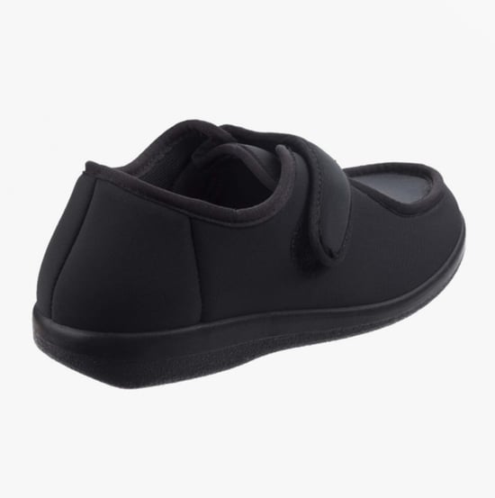 GBS Med NORTHWICK Womens Extra Wide Slippers Black - Image 3