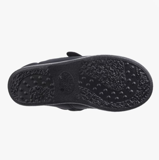 GBS Med NORTHWICK Womens Extra Wide Slippers Black - Image 4