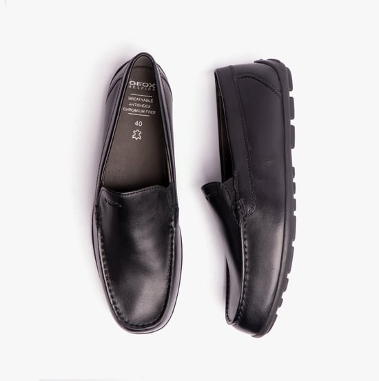 J NEW FAST BOY Boys School Shoes Black - Image 6