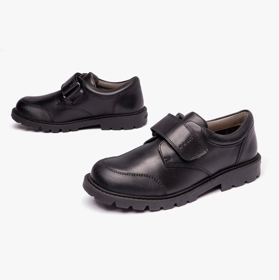J SHAYLAX BOY Boys Formal School Shoes Black - Image 4