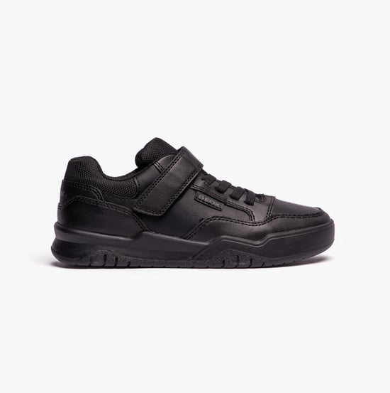J PERTH BOY Boys School Shoes Black - Image 1