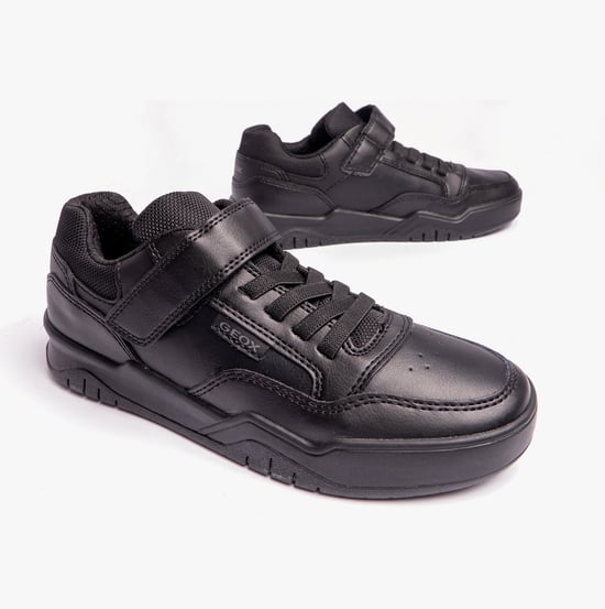 J PERTH BOY Boys School Shoes Black - Image 6
