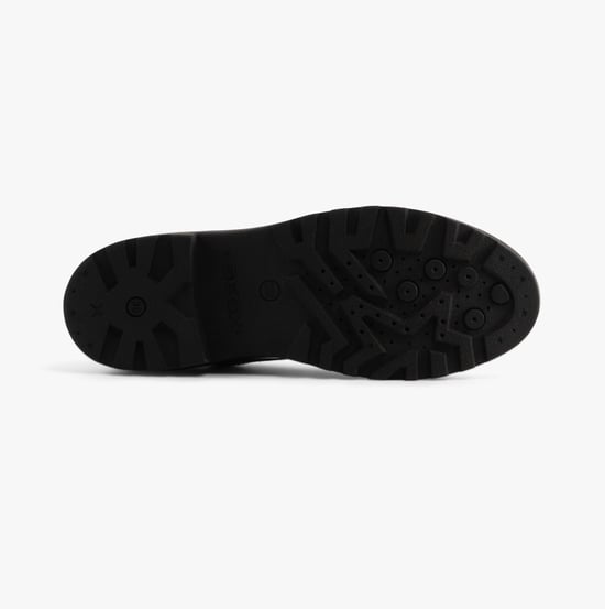 JR CASEY Girls Patent Brogue School Shoes Black - Image 4