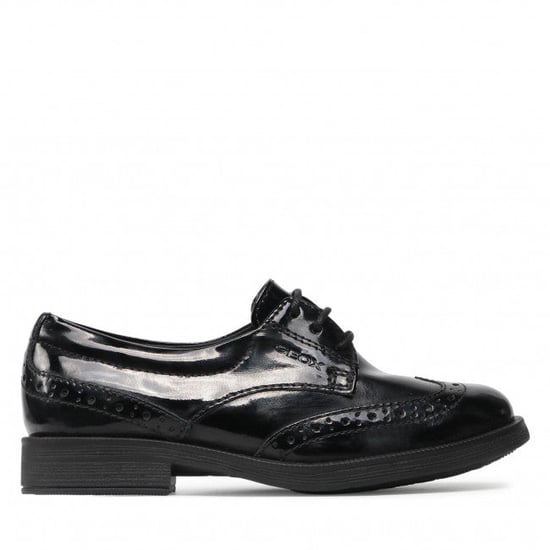 AGATA Girls Shoes Patent Black - Image 1