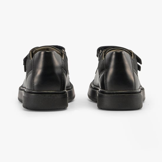 J RIDDOCK Boys Shoes Black - Image 4