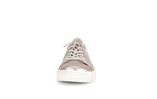 WOODALL Womens Trainers Beige - Image 2