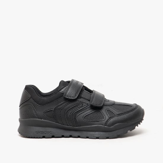 PAVEL B Boys Touch Fasten School Shoes Black - Image 6