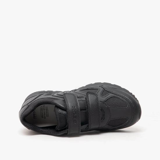 PAVEL B Boys Touch Fasten School Shoes Black - Image 3