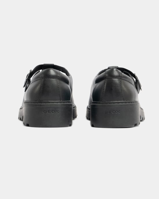 CASEY Girls Matte Black School Shoes - Image 4