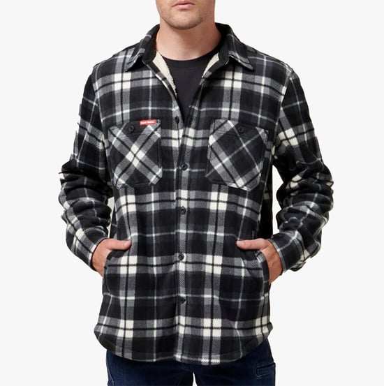 Hard Yakka GEQUILTED FLANEL HEREN Shirtjas Grijs - Image 1