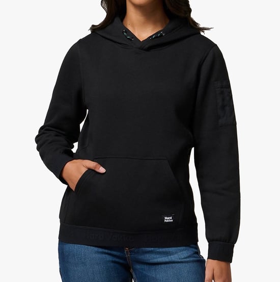 Hard Yakka GLADIATOR Dames Sweatshirt Zwart - Image 2