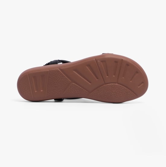 BUTTERCUP Womens Sandals Black - Image 2