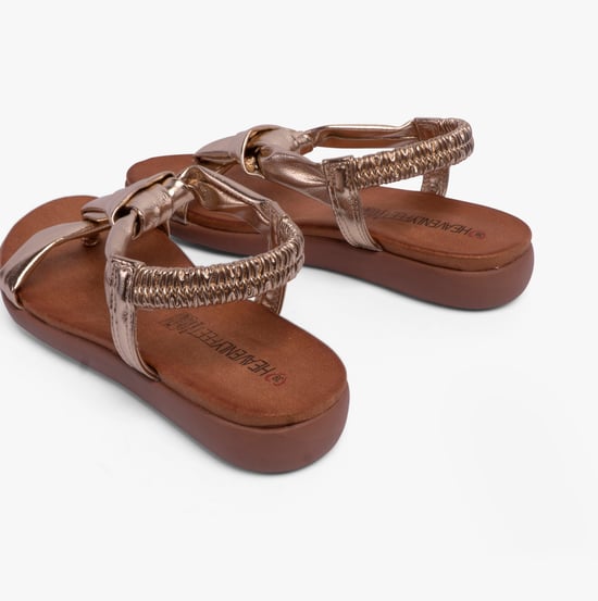 BUTTERCUP Womens Sandals Gold - Image 5