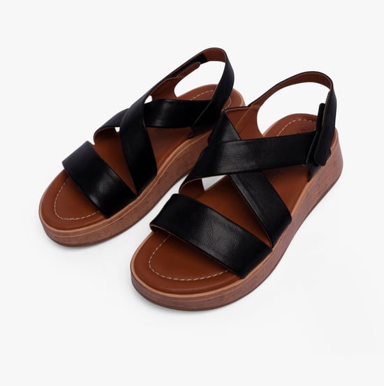 HARPER Womens Sandals Black - Image 4