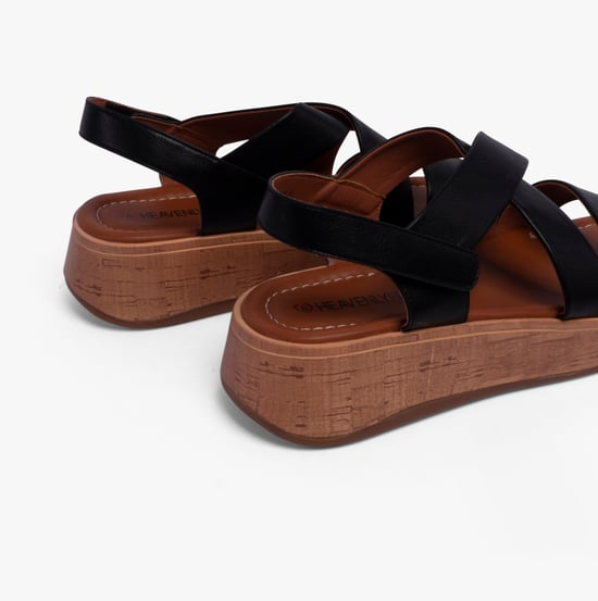 HARPER Womens Sandals Black - Image 5