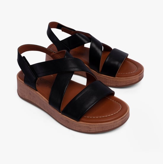 HARPER Womens Sandals Black - Image 6