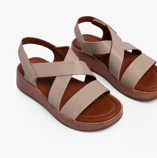 HARPER Womens Sandals Nude - Image 5