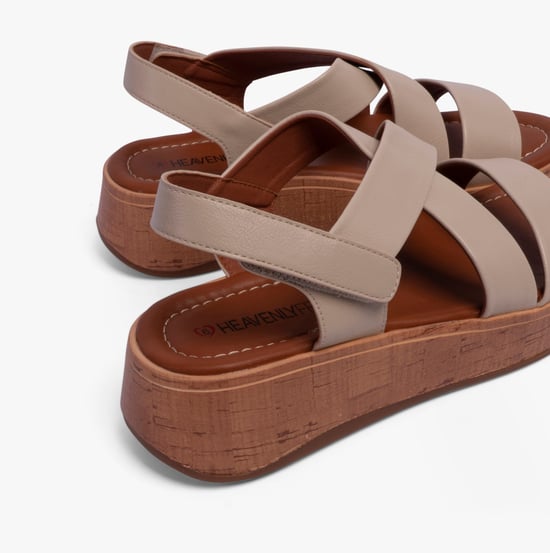 HARPER Womens Sandals Nude - Image 6