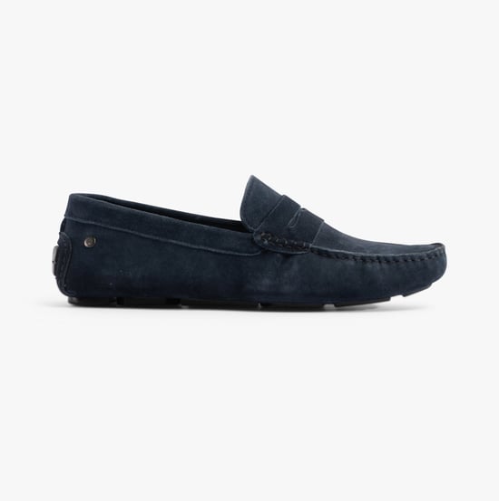 JENSEN Mens Loafers Navy - Image 1