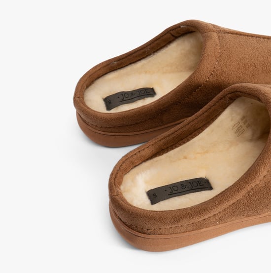 Jo & Joe OAKLEY Mens Slippers Cognac - Image 3