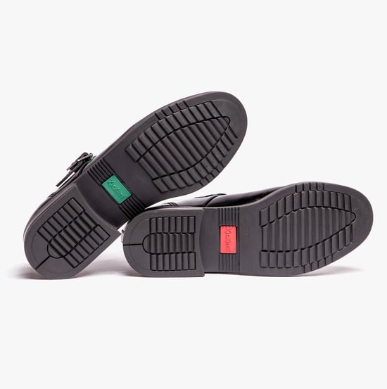 LACH T-BAR PATL JF Youth Womens School Shoes Black - Image 6
