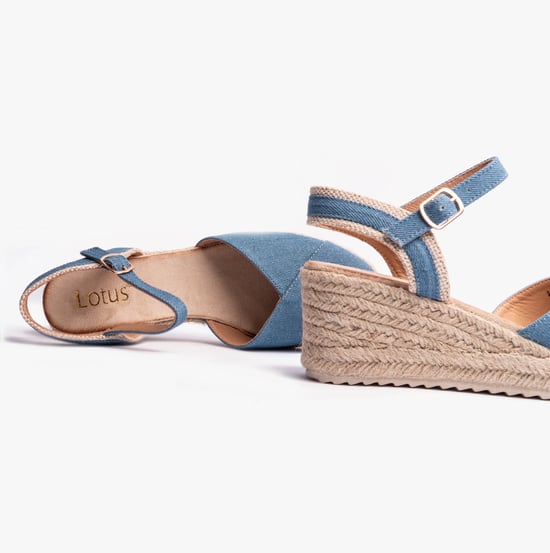 BRONYA Womens Sandals Denim - Image 5