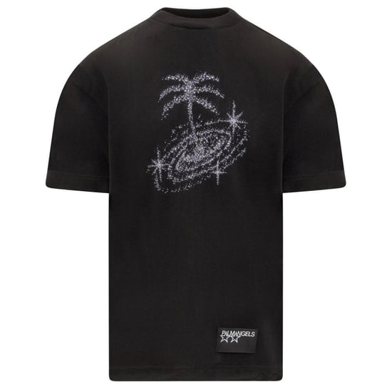 Palm Angels Glittered Galaxy Design Black T-Shirt - Image 1