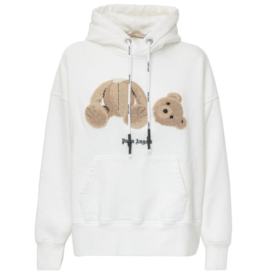 Palm Angels Kill The Bear White Hoodie - Image 1