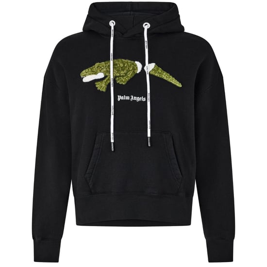 Palm Angels Croc Design zwarte hoodie - Image 1