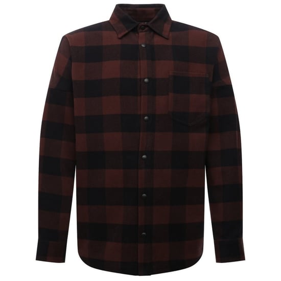 Palm Angels klassiek logo bruin flanellen overshirtjack - Image 1