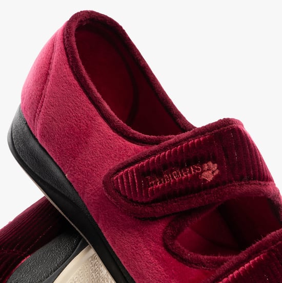 Padders LYDIA X Womens Slippers Winter Red - Image 6