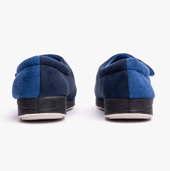 Padders HUG Womens (EE Fit) Touch Fasten Slippers Royal - Image 3