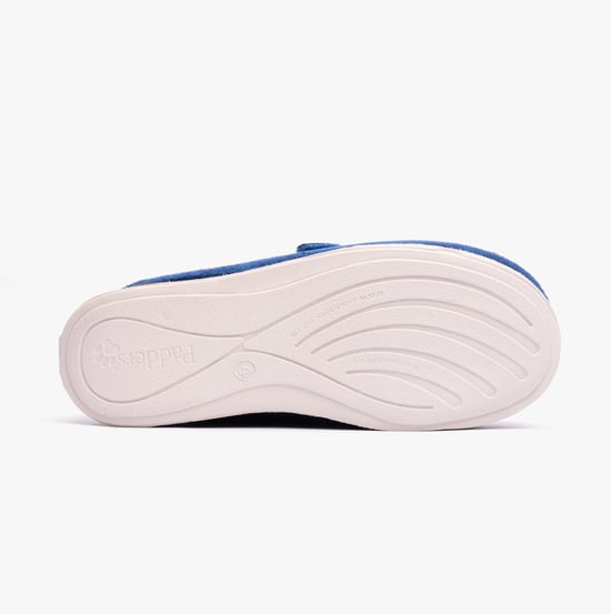 Padders HUG Womens (EE Fit) Touch Fasten Slippers Royal - Image 6